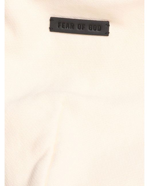 Fear Of God Überlappender Hoodie in Natural für Herren