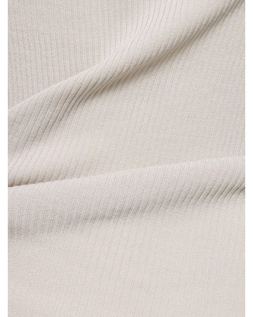 Top de algodón sin mangas Aspesi de color White