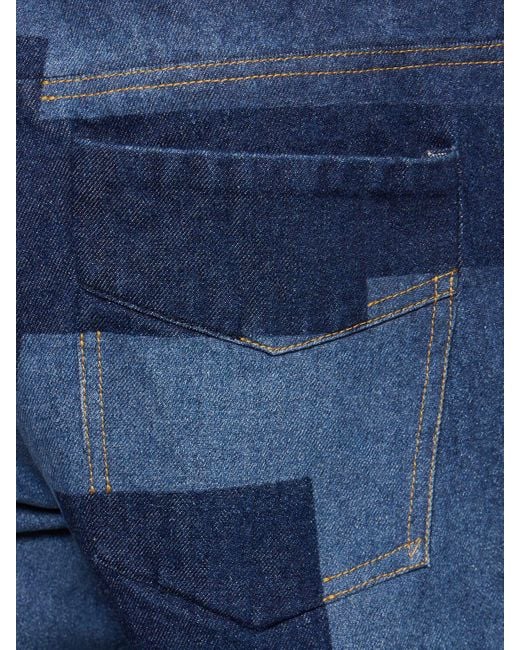Jeans rectos de denim Needles de hombre de color Blue