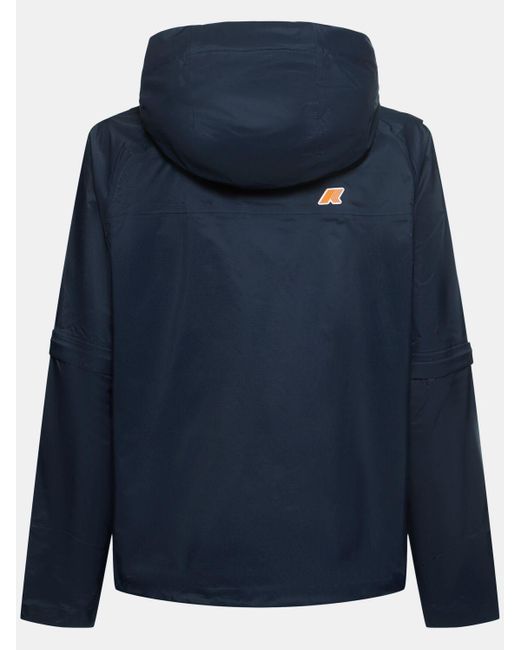 K-Way Blue Bogey Windbreaker Jacket for men