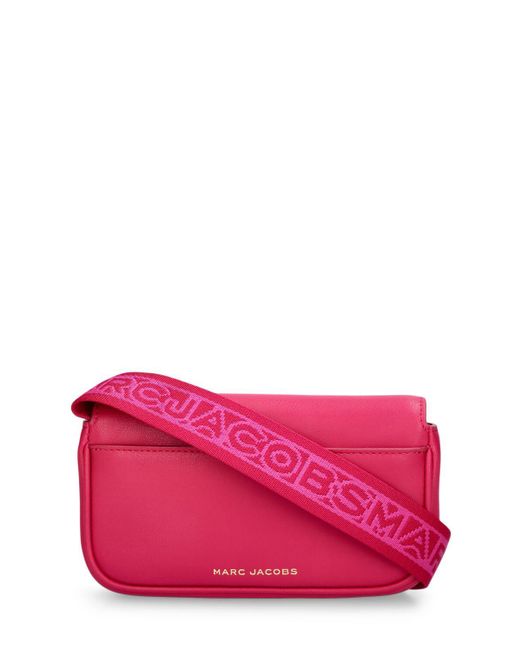 Marc Jacobs Pink Mini Schultertasche Aus Weichem Leder