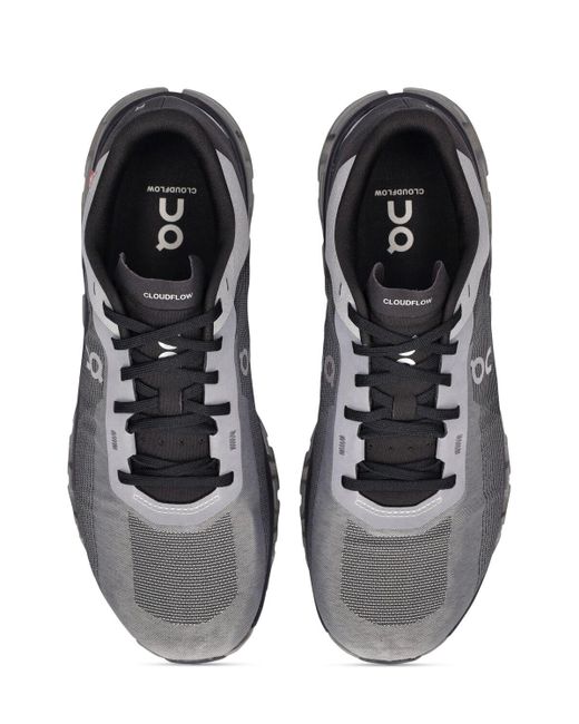 On Shoes Gray Sneakers "cloudflow 4"