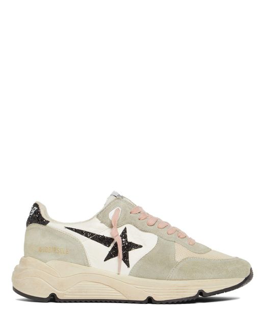 Golden Goose Deluxe Brand White 30mm Running Nappa Leather Sneakers
