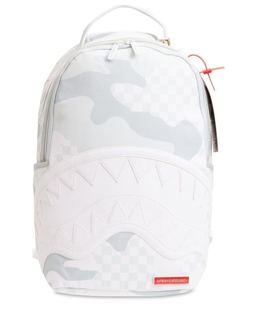 Sprayground White 3am Le Blanc Tech Backpack for men