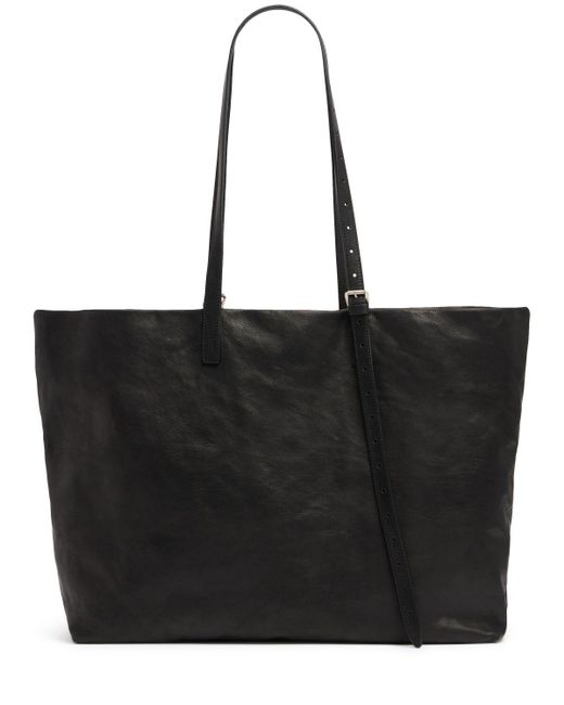 Ann Demeulemeester Herren Bes Leather Tote Bag in Black für Herren