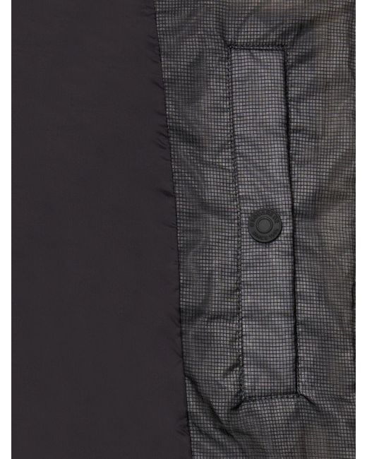 Chaqueta acolchada de nylon con logo DSquared² de hombre de color Black