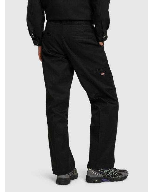 Dickies Black Double-knee Poly & Cotton Work Pants for men