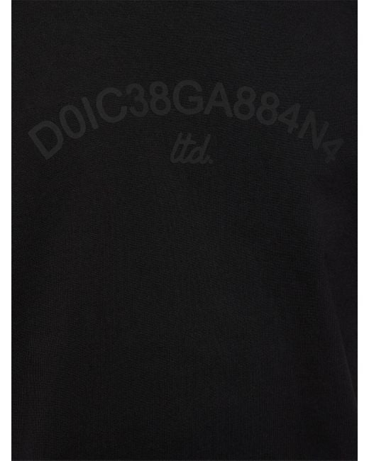 Dolce & Gabbana T-shirt Aus Jersey in Black für Herren
