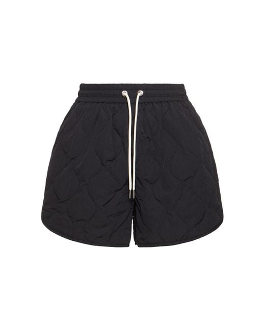 Varley Blue Connel Quilted Shorts