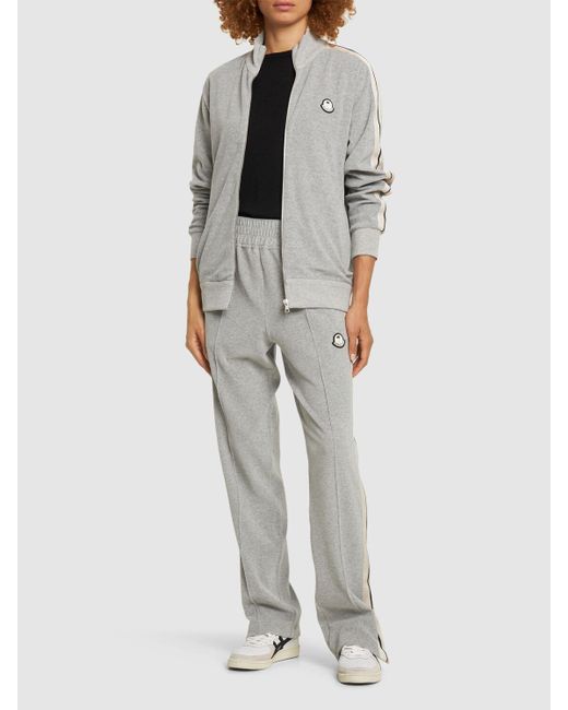 Pantalones de algodón jersey Moncler Genius de color Gray