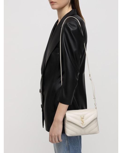Saint Laurent Cream Loulou Toy Bag in Natural Lyst Australia