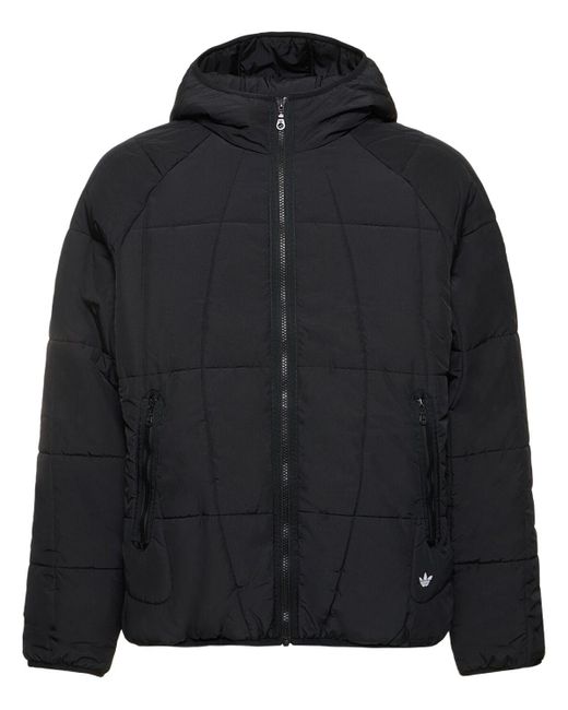 Adidas Originals Black Adventure Casual Puffer Jacket for men