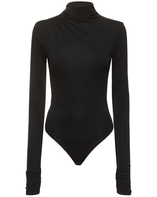 Body parker in jersey stretch di ANDAMANE in Black