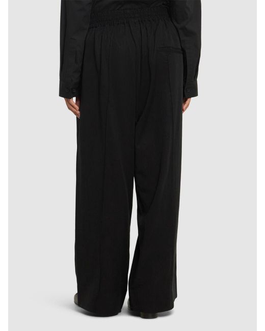 Pantalones de sarga Y-3 de color Black