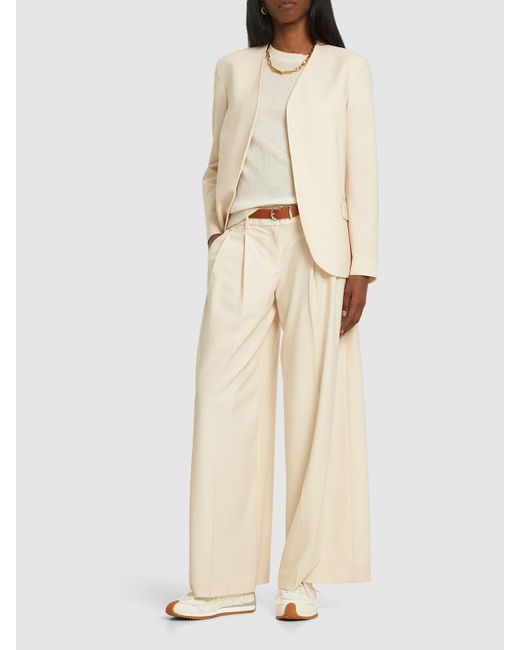 Theory Natural Blazer Aus Stretch-wolle