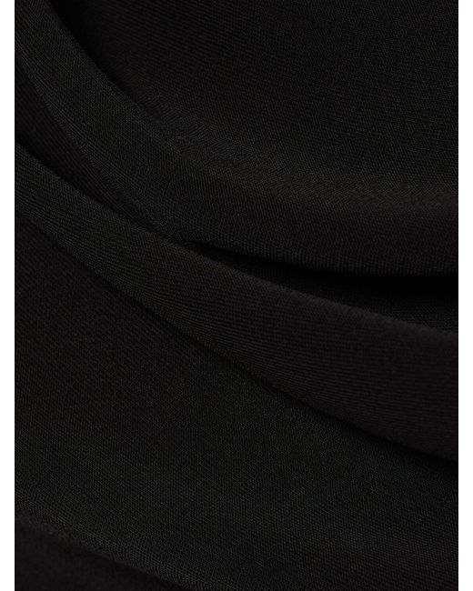 Haut à épaules drapées casteret Christopher Esber en coloris Black
