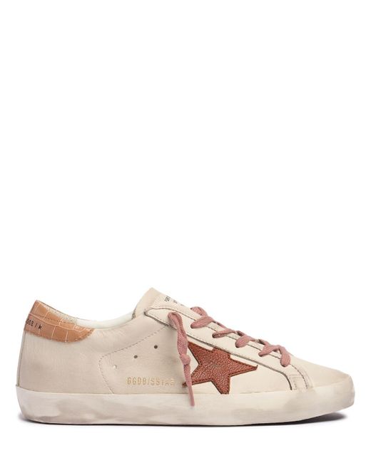 Golden Goose Deluxe Brand Super-star レザースニーカー 20mm Pink