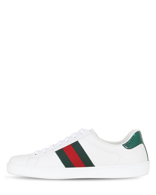 gucci ace bee white