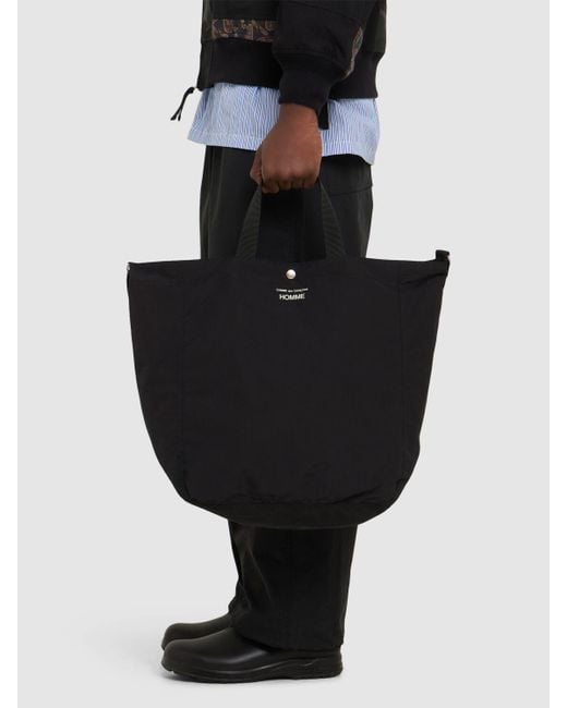 Comme des Garçons Herren Cdg Homme Logo Tote Bag in Black für Herren