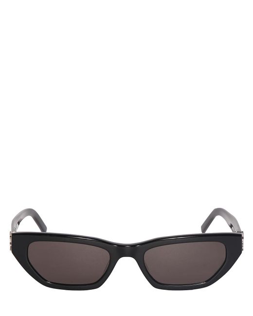 Saint Laurent Black Sl M126 Recycled Acetate Sunglasses