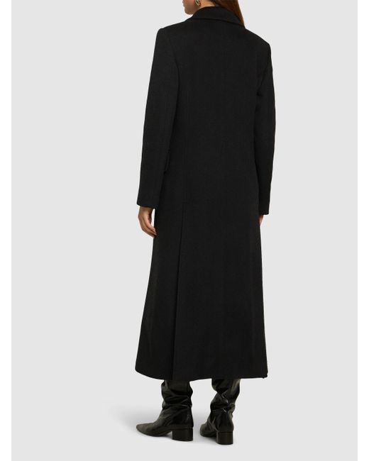 Alberta Ferretti ニットロングコート Black