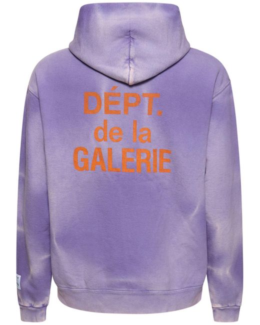 Sweat zippé délavé à capuche GALLERY DEPT. pour homme en coloris Purple