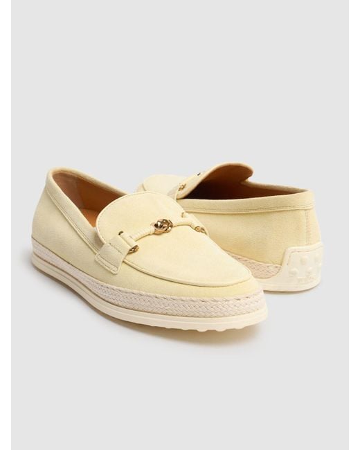 Tod's レザーローファー 10mm Natural