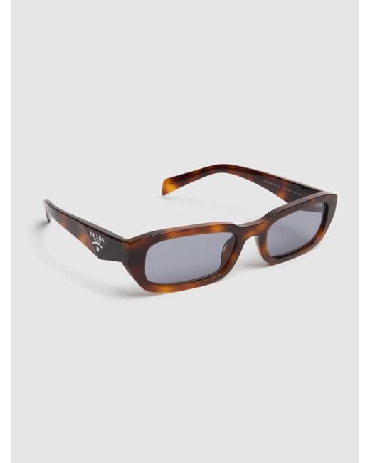 Donna Occhiali Da Sole Symbole di Prada in Brown