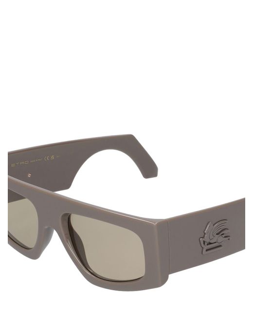 Etro Gray Screen Squared Sunglasses