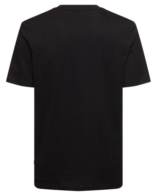 T-shirt tiburt 3 in cotone con logo di Boss in Black da Uomo