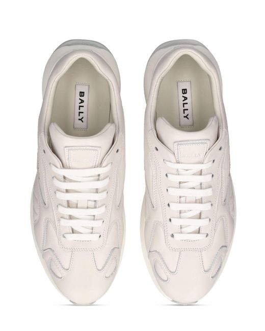 Sneakers dewi in pelle di Bally in White