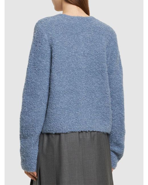 Cardigan brielle in misto lana di Designers Remix in Blue