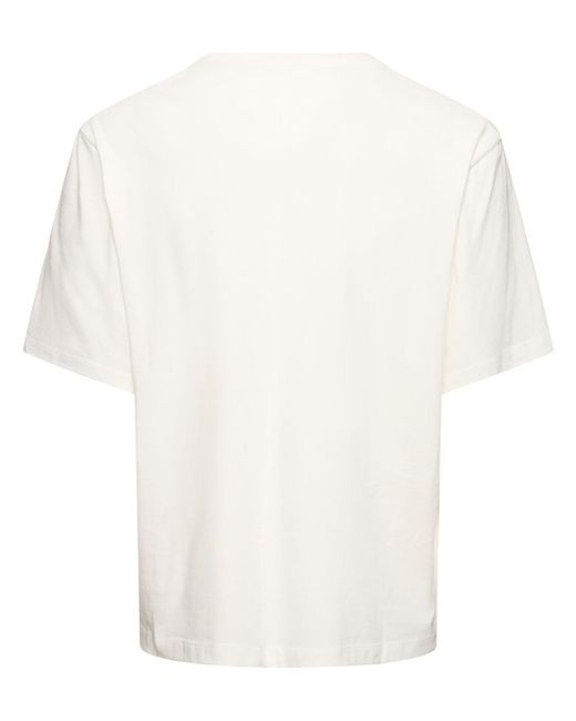 Camiseta errigal de algodón jersey The Row de hombre de color White