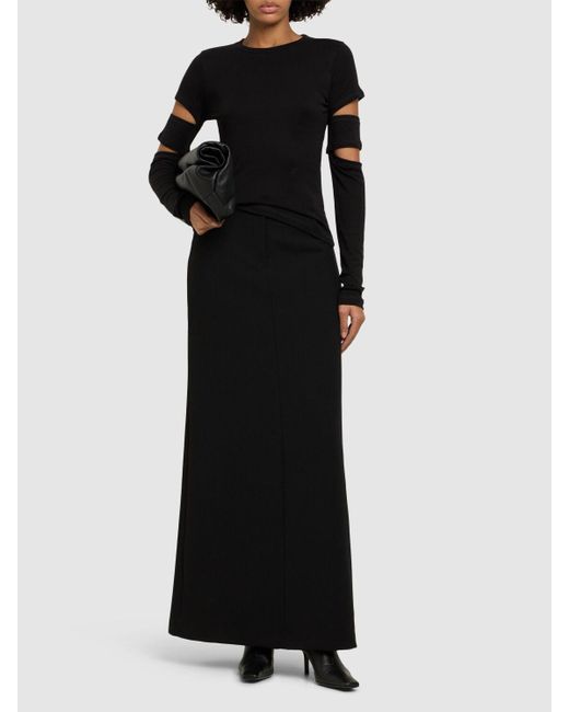 Helmut Lang Slash カットアウトトップ ブラック | Lyst