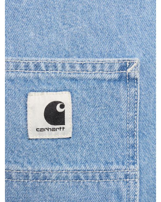 Carhartt Blue Regular Stonewashed Loose Fit Jeans
