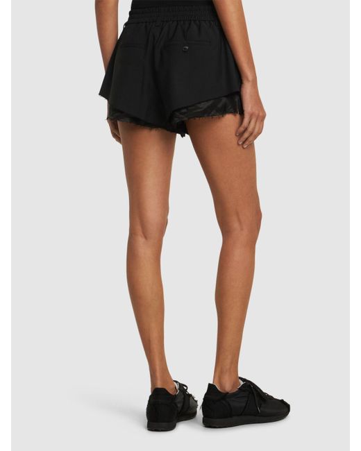 Alexander Wang ウールショートパンツ Black
