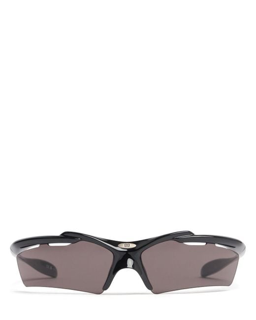 Balenciaga Gray Bb0420S Turbo Square Sunglasses
