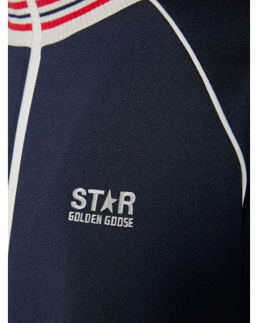 Golden Goose Deluxe Brand Trainingsjacke Aus Funktionsstoff "star" in Blue für Herren