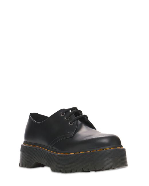 Dr. Martens Black 50mm 1461 Quad Leather Lace-up Shoes for men