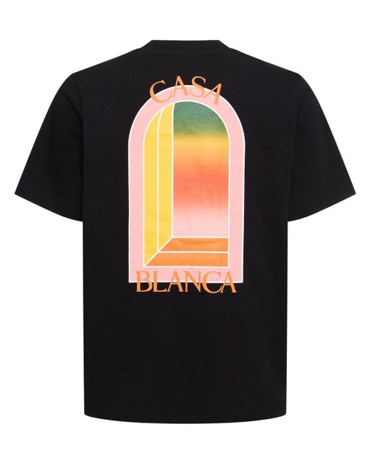 メンズ Casablancabrand Lvr Exclusive Gradient Arch Tシャツ Black