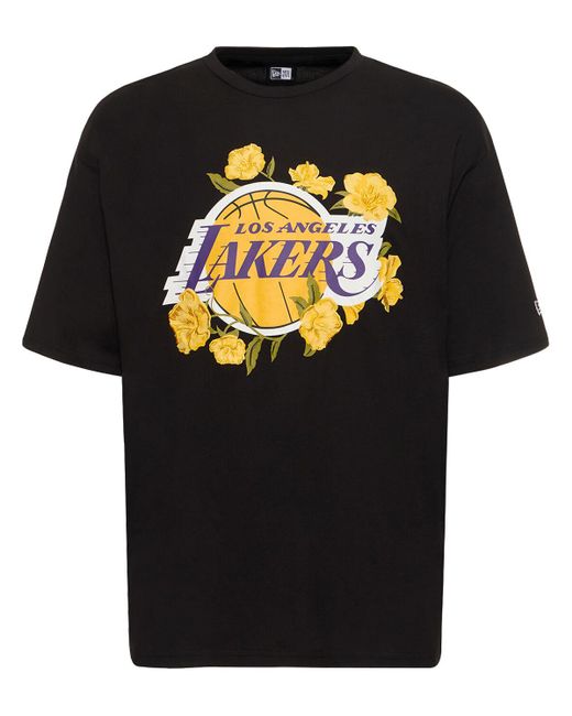 KTZ T-shirt Mit Blumenmotiv "la Lakers Nba" in Black für Herren