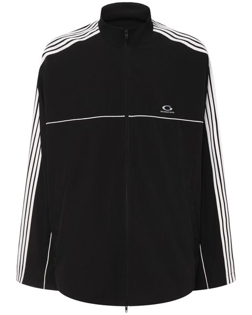 Balenciaga Black Large Tech Tracksuit Jacket for men
