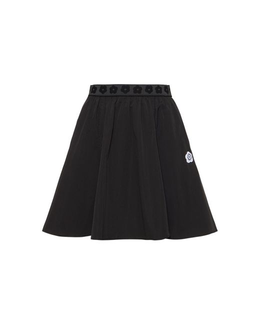 Minifalda plisada KENZO de color Black
