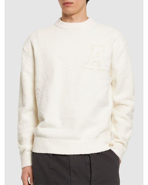 Axel Arigato Natural Radar Cotton Blend Sweater for men