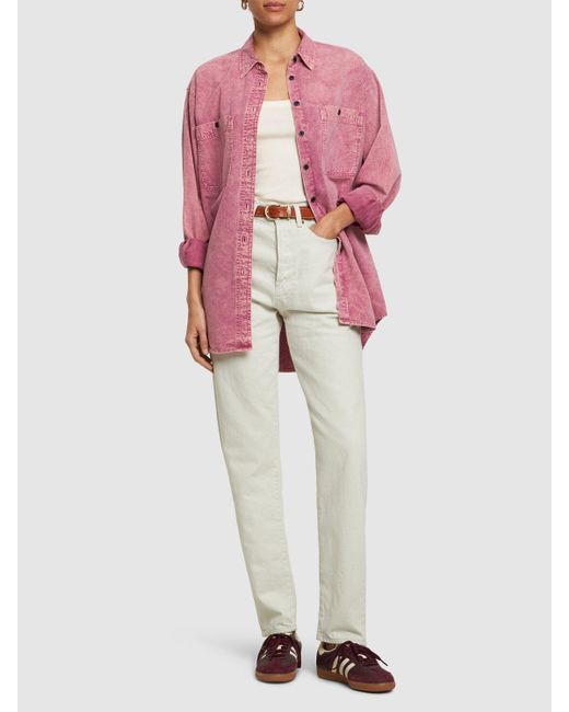 Isabel Marant Pink Verane Cotton Shirt