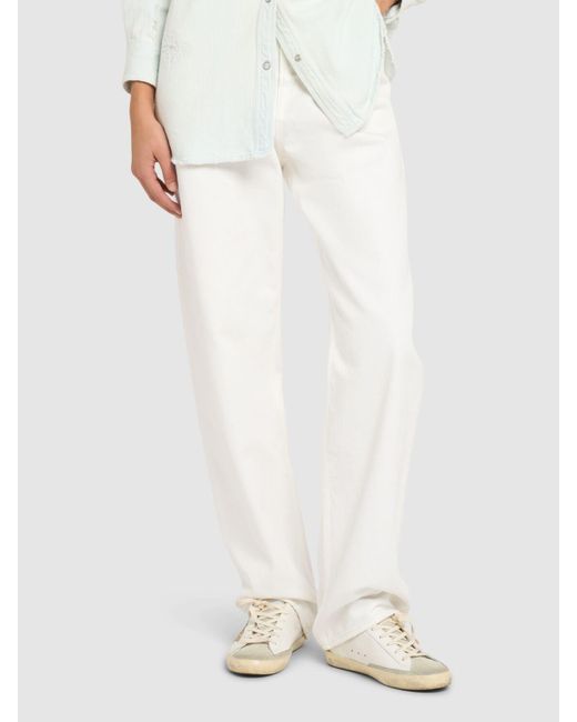Baskets en cuir super-star 20 mm Golden Goose Deluxe Brand en coloris White