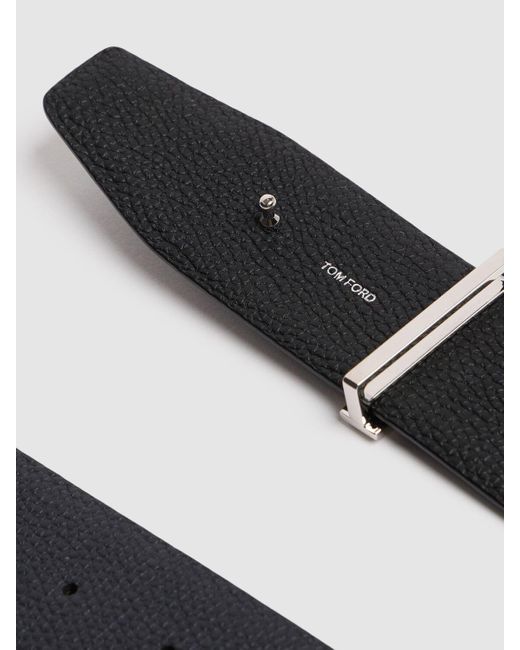 Tom Ford Wendbarer Ledergürtel in White für Herren