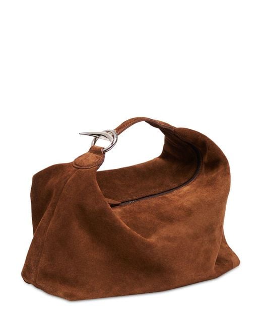 Little Liffner Brown Pillow Suede Pouch