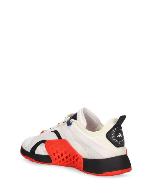 Sneakers training drop set di Adidas By Stella McCartney in Red