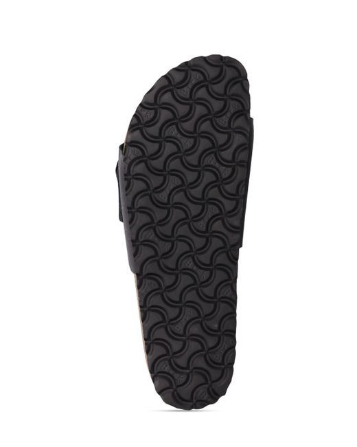 Birkenstock Black Sandalen Aus Leder Mit Großer Schnalle "madrid"